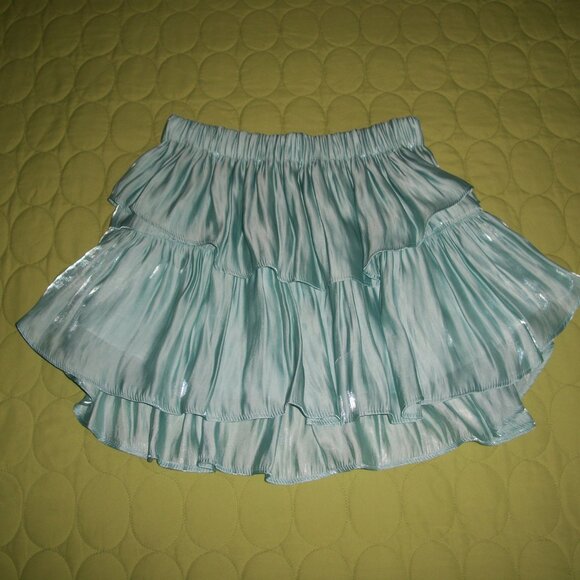 NWT Koch Ivy Mini Skirt  in "SEA GLOSS" Size S - Picture 4 of 12